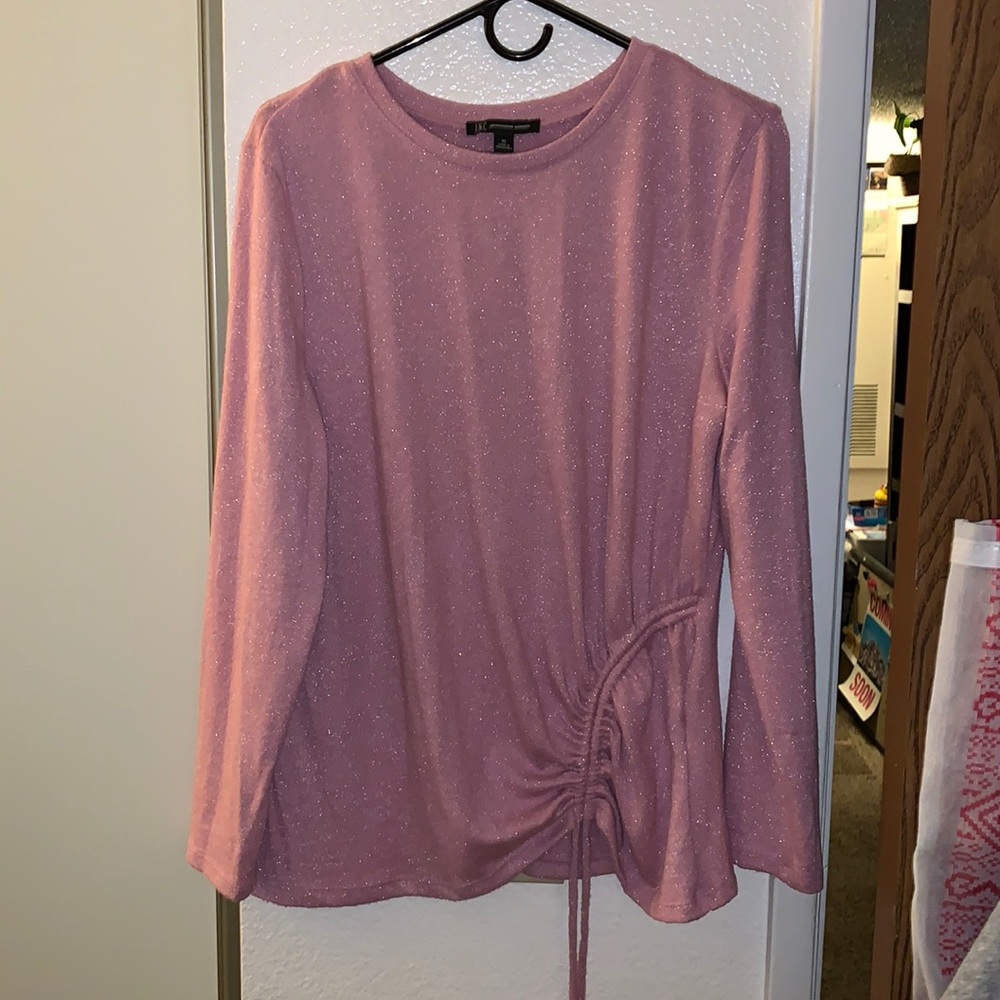 Women’s sweater size xl fleece soft with tie detail